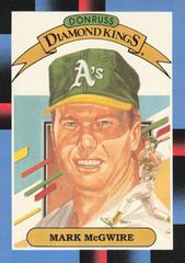 Mark McGwire [Diamond Kings] #1 Baseball Cards 1988 Donruss Prices