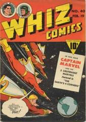 Whiz Comics #40 (1943) Comic Books Whiz Comics Prices