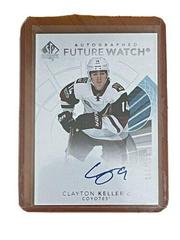 Clayton Keller [Future Watch Black Silver Ink Autograph] #120 Hockey Cards 2017 SP Authentic Prices