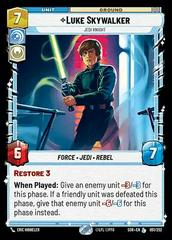 Luke Skywalker [Foil Hyperspace] Star Wars Unlimited: Spark of Rebellion Prices
