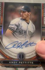 Andy Pettitte [Gold] #TA-AP Baseball Cards 2023 Topps Tribute Autographs Prices