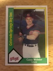 Casey Webster #21 Baseball Cards 1990 CMC Colorado Springs Sky Sox Prices