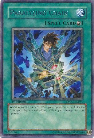 Paralyzing Chain [1st Edition] CSOC-EN054 YuGiOh Crossroads of Chaos