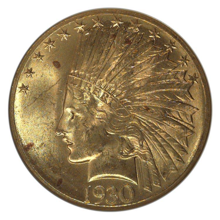 1930 S Coins Indian Head Gold Eagle