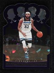 Karl Anthony Towns [Crystal Purple] #52 Basketball Cards 2020 Panini Crown Royale Prices