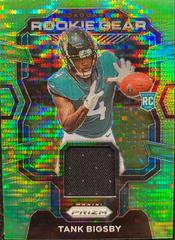 Tank Bigsby [Green] #RG-TB Football Cards 2023 Panini Prizm Rookie Gear Prices