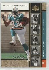 Ronnie Brown [Gold] #5 Football Cards 2005 Upper Deck Rookie Premiere Prices