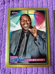Glen Rice [Gold Refractor] #28 Basketball Cards 2021 Topps Finest Prices
