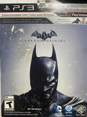 Batman: Arkham Origins [Not For Resale] Playstation 3 Prices