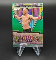 Colby Covington [Green] #23 Ufc Cards 2021 Panini Prizm UFC Fearless Prices