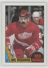 Mel Bridgman #17 Hockey Cards 1987 O-Pee-Chee Prices