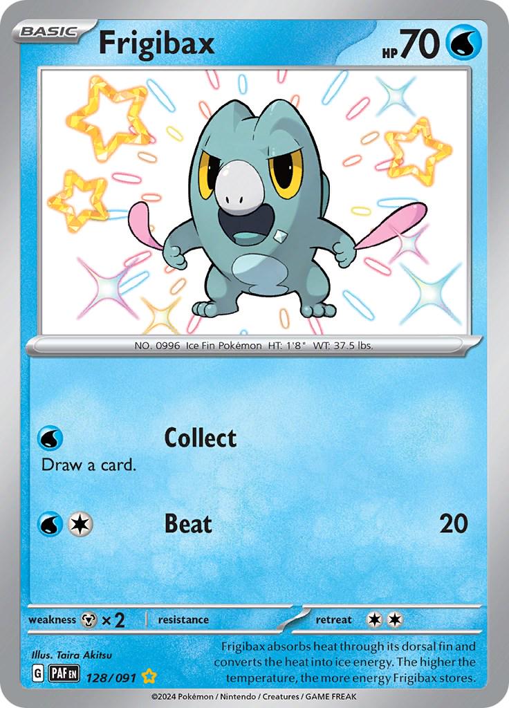 Frigibax #128 Pokemon Paldean Fates