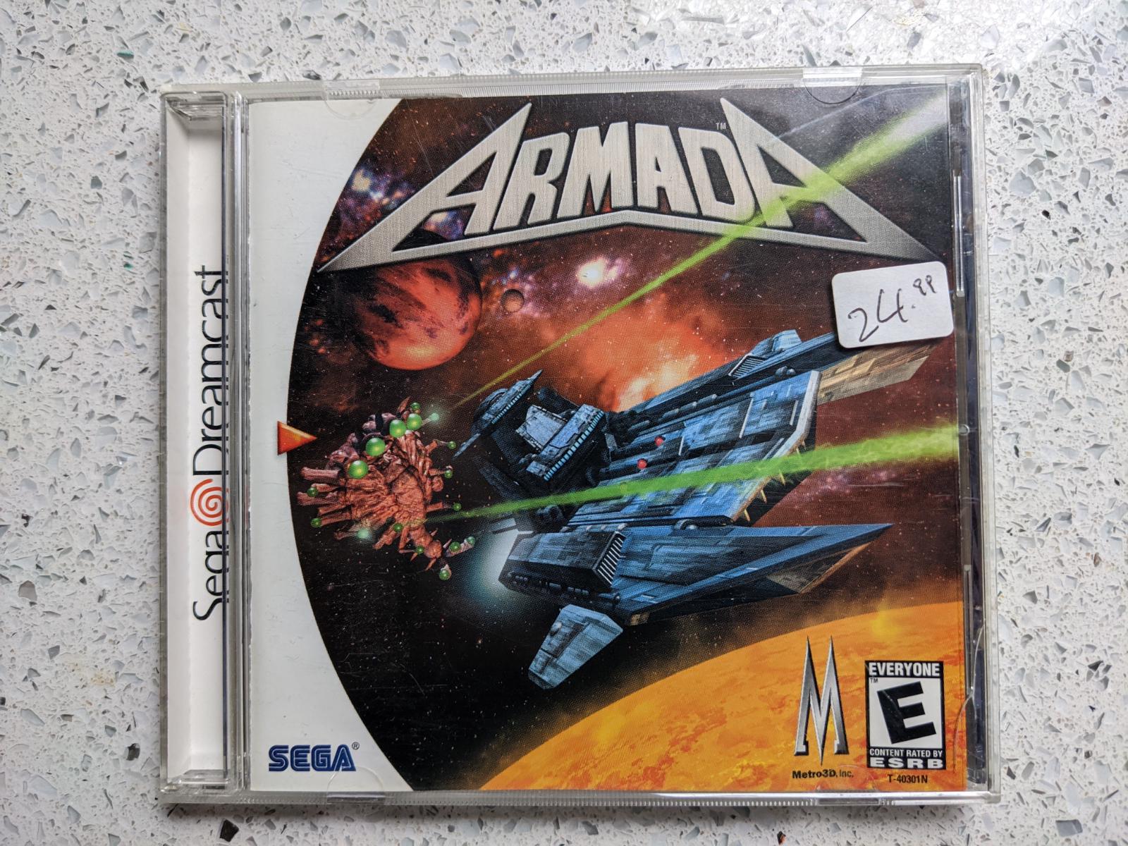 Armada Item, Box, and Manual Sega Dreamcast