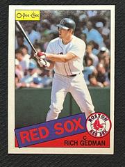 Rich Gedman #18 Baseball Cards 1985 O Pee Chee Prices