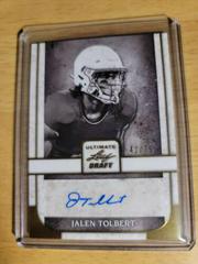 Jalen Tolbert [Gold] #PA-JT1 Football Cards 2022 Leaf Ultimate Draft Portrait Autographs Prices