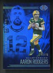 Aaron Rodgers [Blue] #4 Football Cards 2020 Panini Illusions Prices