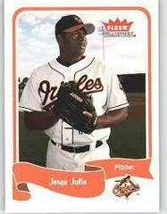 Jorge Julio Baseball Cards 2004 Fleer Tradition Prices