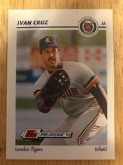 Ivan Cruz #379 Baseball Cards 1991 Impel Line Drive Pre Rookie AA Prices