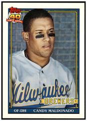 Candy Maldonado Baseball Cards 1991 Topps Traded Tiffany Prices
