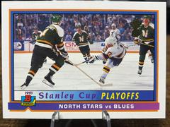 North Stars vs. Blues Hockey Cards 1991 Bowman Prices