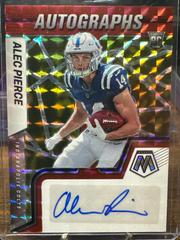 Alec Pierce [Fusion Red & Yellow] #RAM-AP Football Cards 2022 Panini Mosaic Rookie Autographs Prices