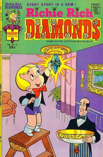 Richie Rich Diamonds #16 (1975) Cover Art