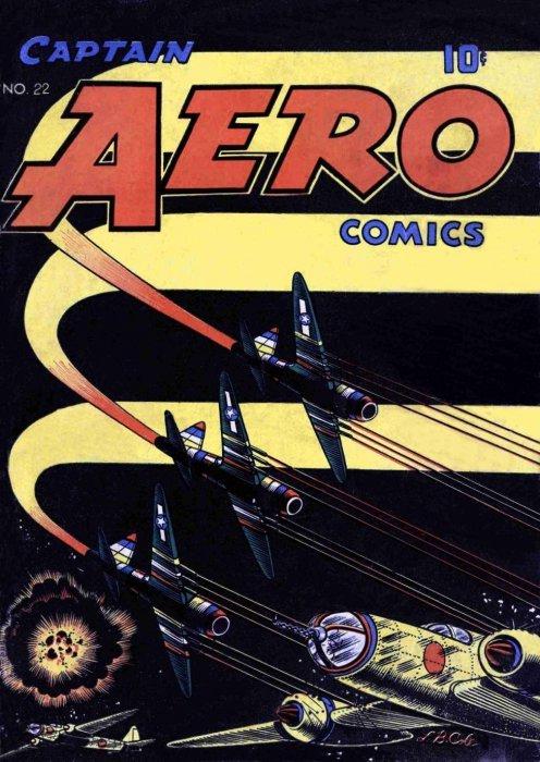 Captain Aero Comics #22 (1945) Comic Books Captain Aero Comics