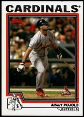 Albert Pujols #40 Baseball Cards 2004 Topps Prices