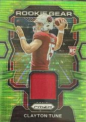 Clayton Tune [Green] #RG-CT Football Cards 2023 Panini Prizm Rookie Gear Prices