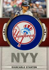 Giancarlo Stanton Baseball Cards 2023 Topps Team Logo Patch Prices