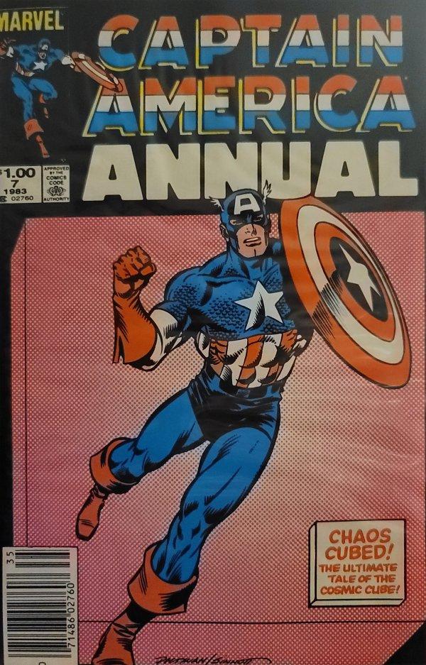 Captain America Annual [Newsstand] #7 (1983) Comic Books Captain America Annual