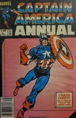 Captain America Annual [Newsstand] #7 (1983) Comic Books Captain America Annual Prices