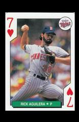 Rick Aguilera [7 of Hearts] Baseball Cards 1991 U.S. Playing Card All Stars Prices