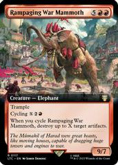 Rampaging War Mammoth [Extended Art] Magic Lord of the Rings Commander Prices