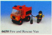 LEGO Set | Fire and Rescue Van LEGO Town