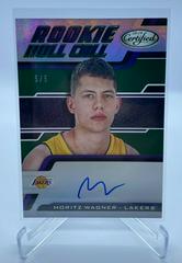 Moritz Wagner [Green] #MW Basketball Cards 2018 Panini Certified Rookie Roll Call Autographs Prices