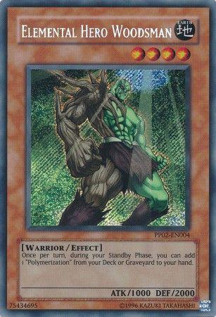 Elemental HERO Woodsman PP02-EN004 YuGiOh Premium Pack 2