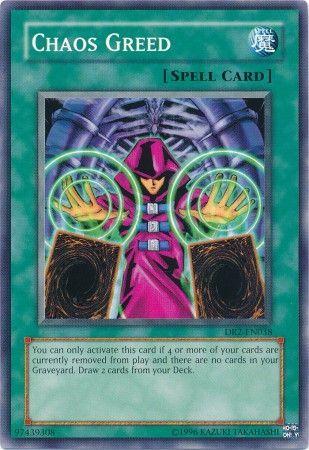 Chaos Greed DR2-EN038 YuGiOh Dark Revelation Volume 2