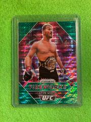Stipe Miocic [Green Pulsar] #2 Ufc Cards 2021 Panini Prizm UFC Fireworks Prices