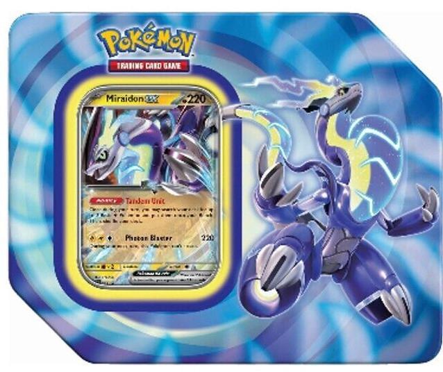 Paldea Legends Miraidon Tin Pokemon Paldea Evolved