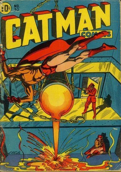 Cat-Man Comics #30 (1945) Comic Books Cat-Man Comics