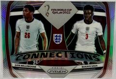 Bukayo Saka, Jude Bellingham [Silver] #5 Soccer Cards 2022 Panini Prizm World Cup Connections Prices