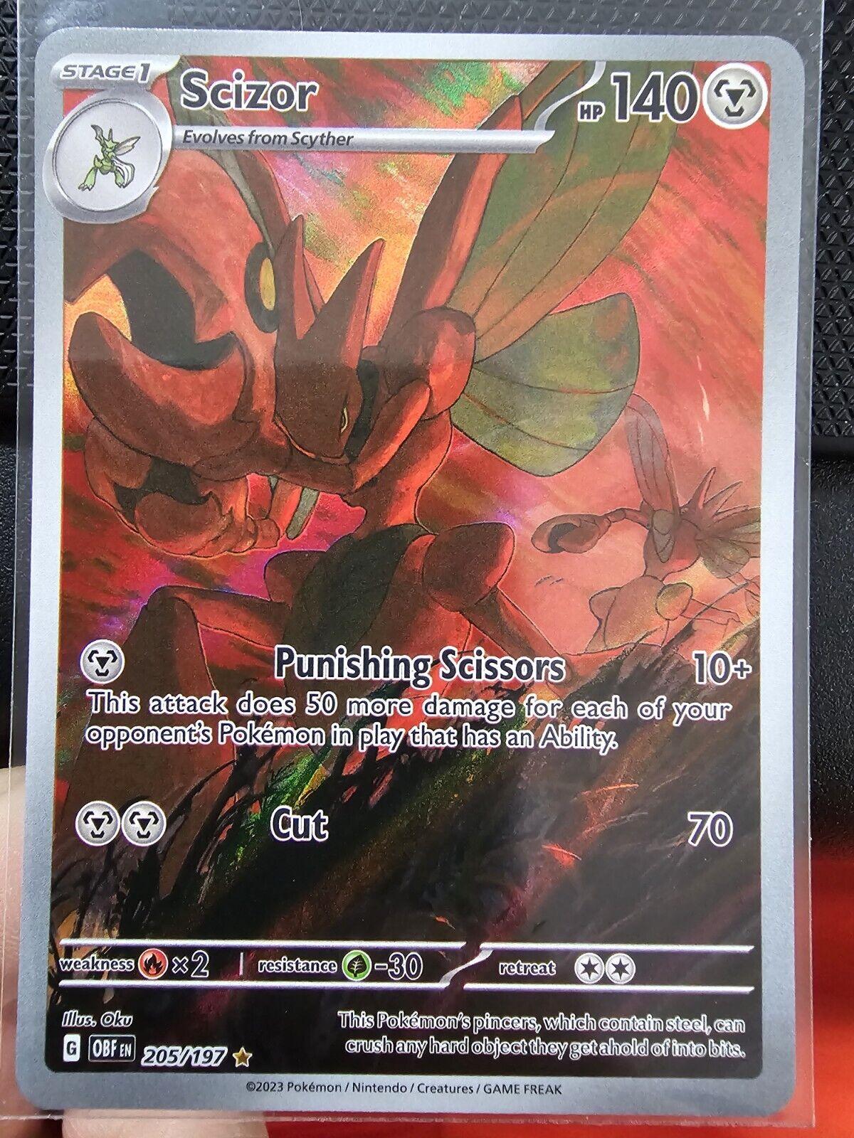 Scizor #205 Prices | Pokemon Obsidian Flames | Pokemon Cards