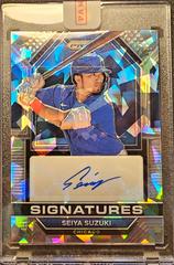 Seiya Suzuki [Ice] #SIG-SS Baseball Cards 2023 Panini Prizm Signatures Prices