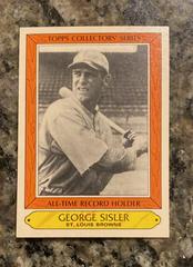 George Sisler #33 Baseball Cards 1985 Woolworth Prices
