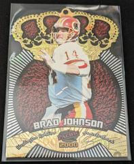 Brad Johnson [Gold] #28 Football Cards 2000 Pacific Crown Royale Prices