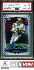 Cam Newton [With Ball Xfractor] #103 Football Cards 2014 Topps Chrome Prices