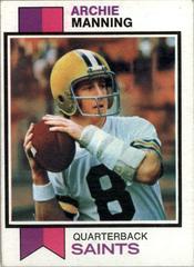 Archie Manning #125 Football Cards 1973 Topps Prices