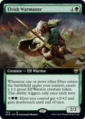 Elvish Warmaster [Extended Art Foil] Magic Kaldheim Prices