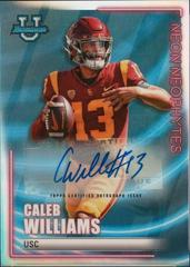 Caleb Williams [Autograph] Football Cards 2022 Bowman's Best University Neon Neophytes Prices